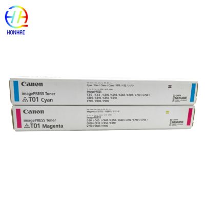 Original New Toner Cartridge T01 for Canon imagePRESS C60 C65 C650 C700 C700CA C710 C750 C800 C810 C850 C910 Copier Toner Set,8069B001AA 8068B001AA 8066B001AA 8067B001AA 