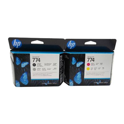 Nuova testina di stampa originale per HP 774 P2V99A Magente e giallo P2W00A Foto Nero e grigio chiaro P2W01A Matte Black and Cyan Producer Printer