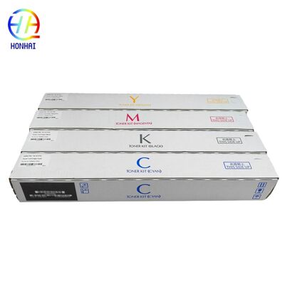 Set di cartucce toner Kyocera compatibili CMYK Colore Resa 25000 Pagine Con Chip per TASKalfa 3554ci 3555ci 4054ci 4055ci